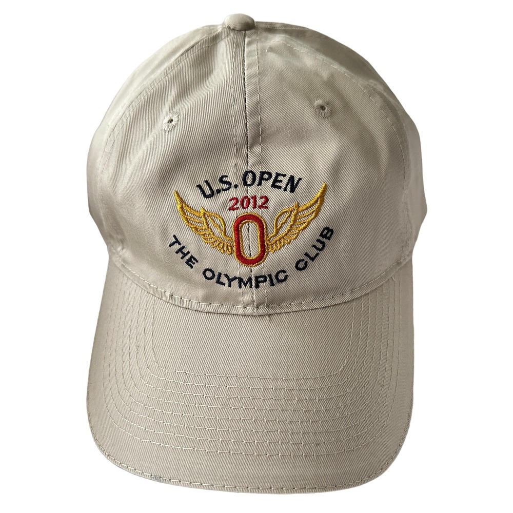 US Open The‎ Olympic Golf Club 2012 Adult Hat Beige Adjustable USGA Member Cap